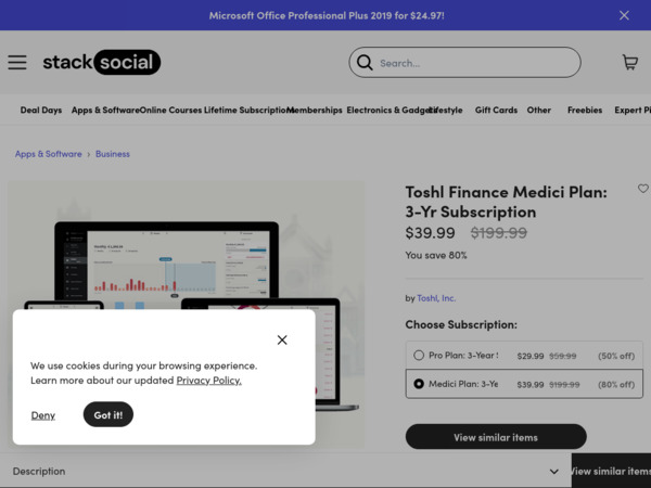 Toshl Finance Medici Plan 3 Year Subscription Vumiu Lifetime Deal Dashboard