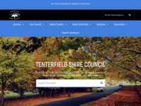 Tenterfield Shire Council screen shot