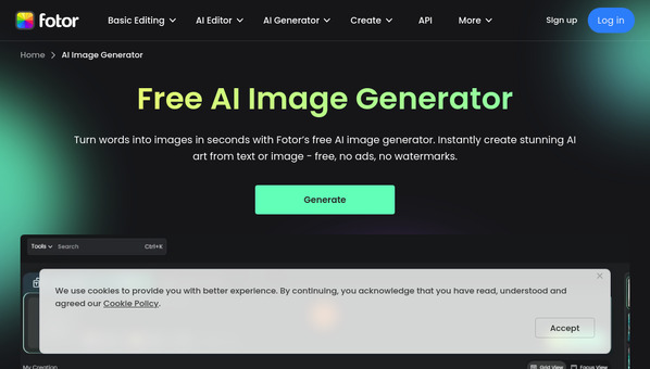 Fotor AI Image Generator