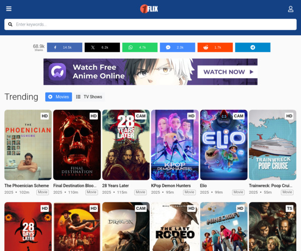 Screenshot of 1Flix