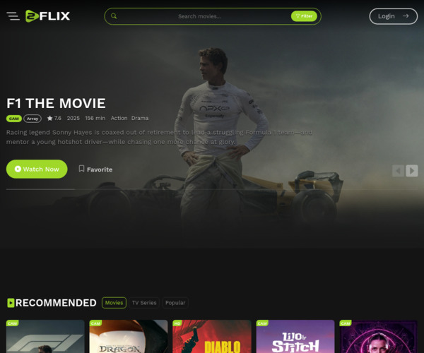 Screenshot of 2Flix