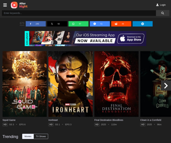 Screenshot of AfterNight