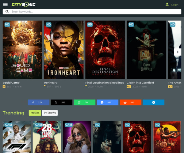 Screenshot of CitySonic