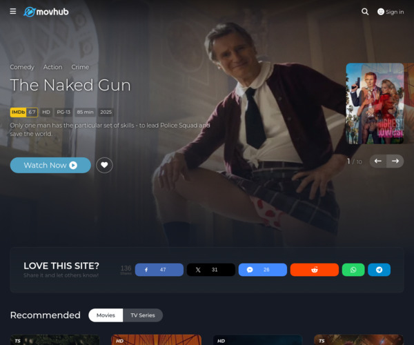 Screenshot of MovHub