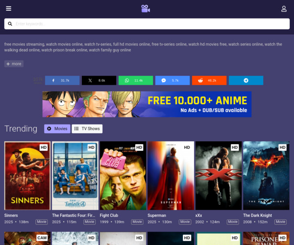 Screenshot of MoviesJoy
