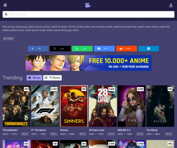 Screenshot of MoviesJoy