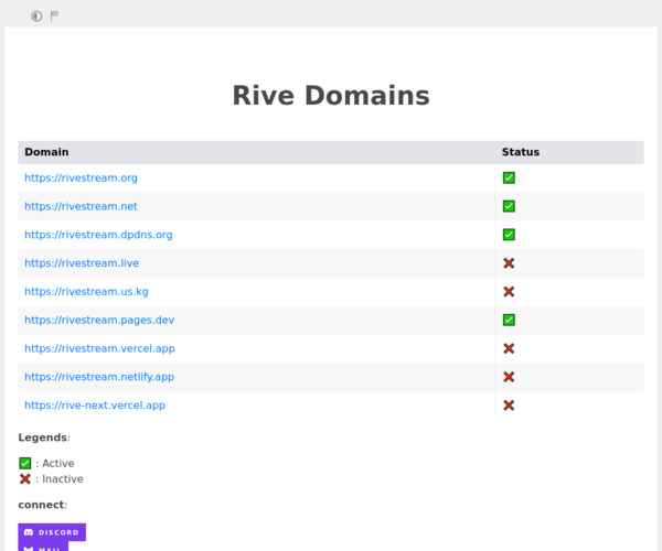 Screenshot of Rive