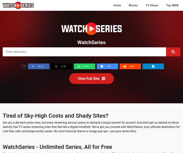 Screenshot of Watch Series