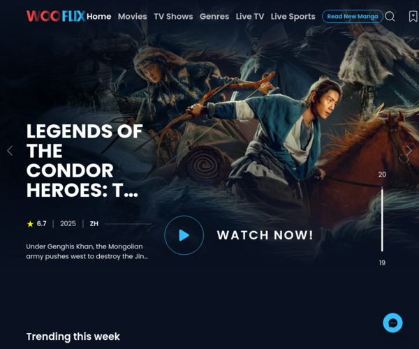 Screenshot of WooFlix