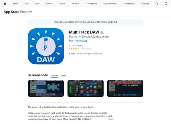 6 Great Multitrack Daws For Ipad And Iphone Musician Wave