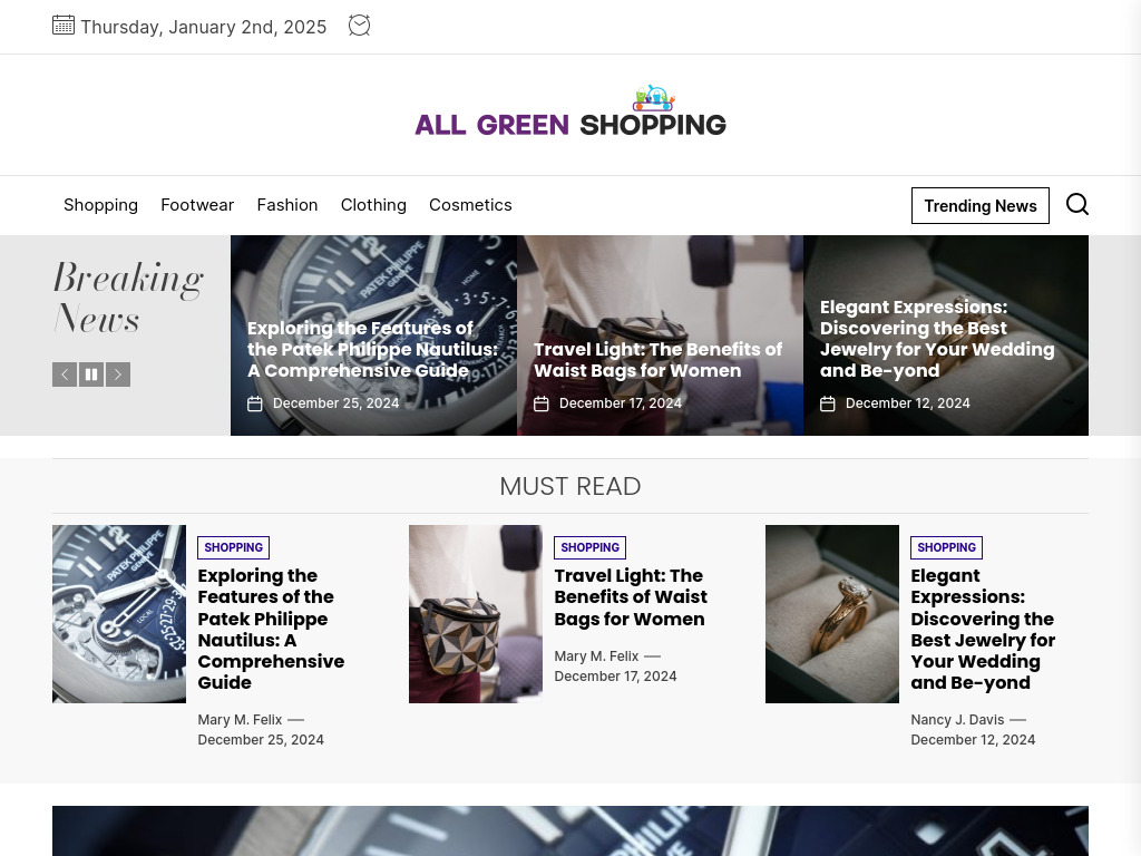 allgreenshopping.com