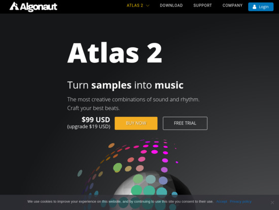 Screenshot of algonaut.audio