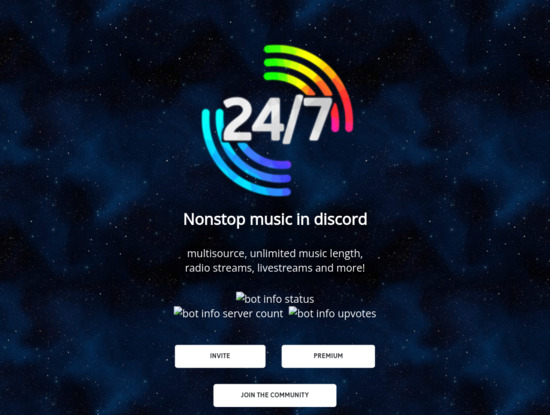 Screenshot of 24-7music.com