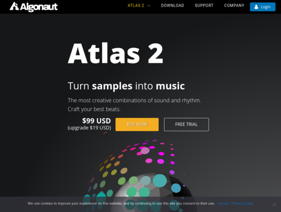 Screenshot of algonaut.audio