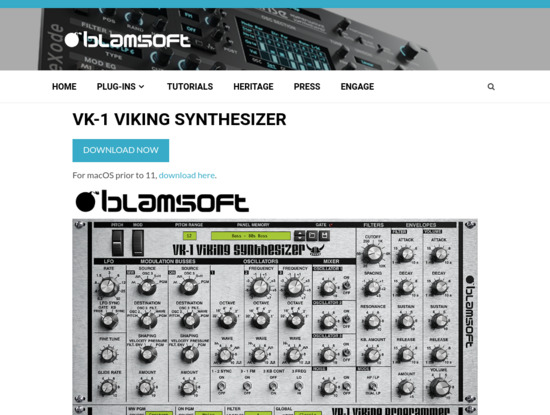 Screenshot of blamsoft.com
