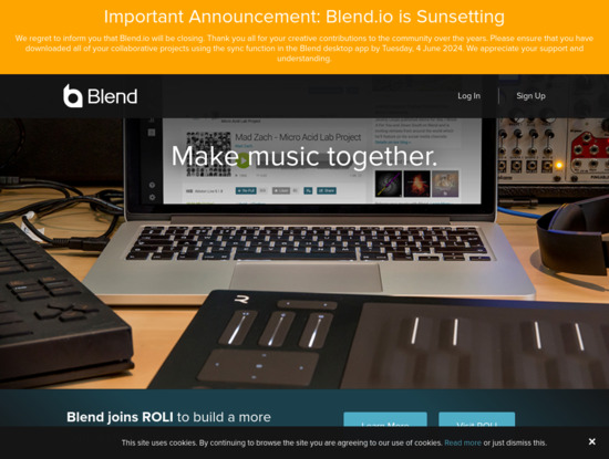 Screenshot of blend.io