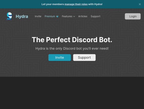 Screenshot of hydra.bot