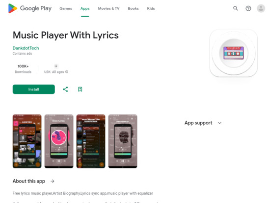 Screenshot of play.google.com
