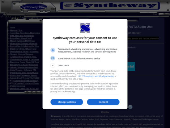 Screenshot of syntheway.com