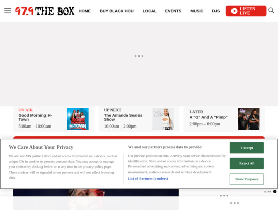 Screenshot of theboxhouston.com