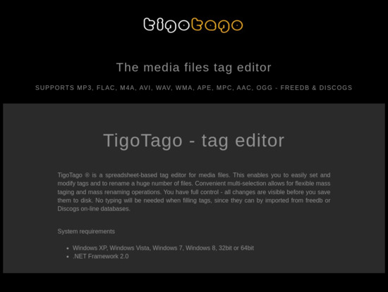 Screenshot of tigotago.com