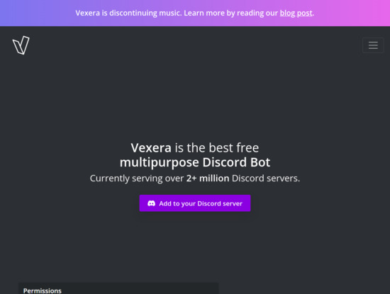 Screenshot of vexera.io