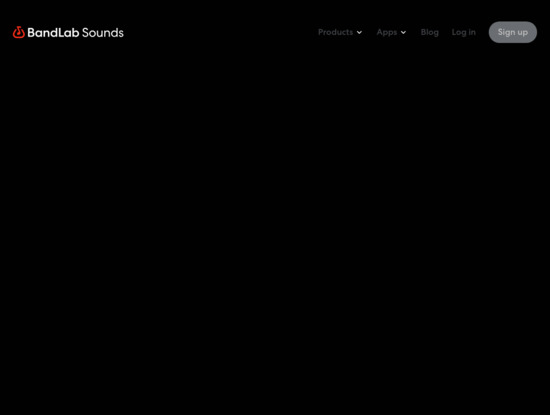 Screenshot of www.bandlab.com