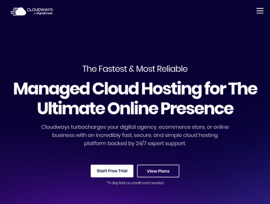 Screenshot of www.cloudways.com
