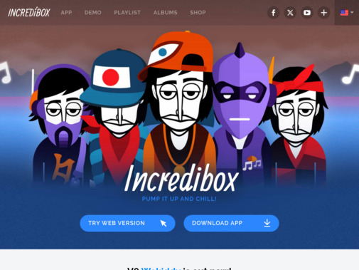 Screenshot of www.incredibox.com
