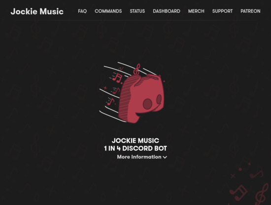 Screenshot of www.jockiemusic.com