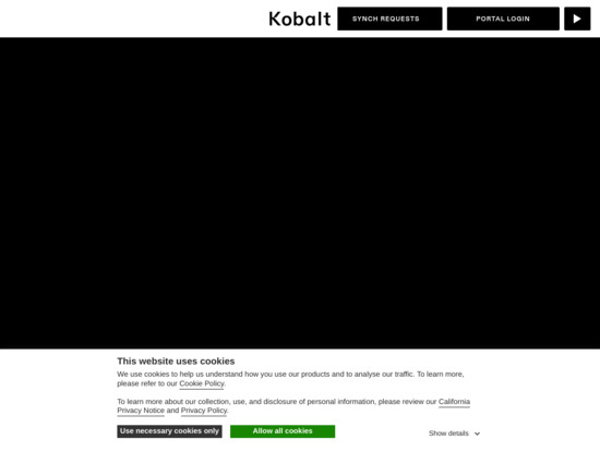 Screenshot of www.kobaltmusic.com
