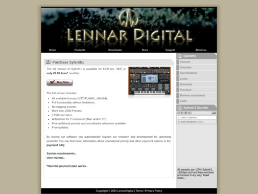 Screenshot of www.lennardigital.com