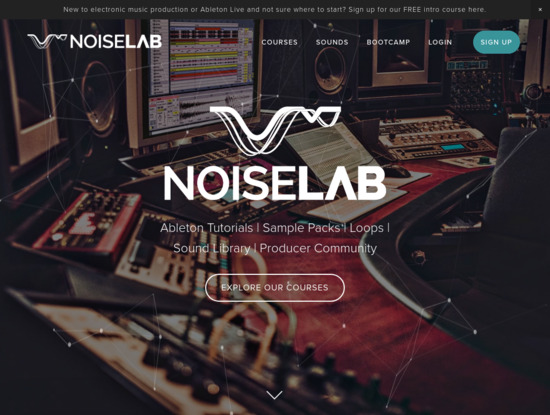 Screenshot of www.noiselab.io