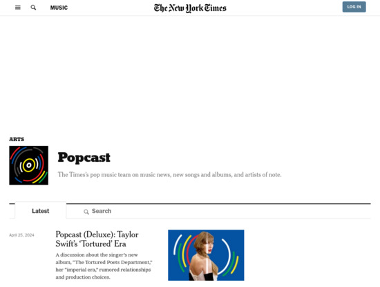 Screenshot of www.nytimes.com
