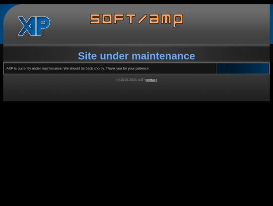 Screenshot of www.soft-amp.com