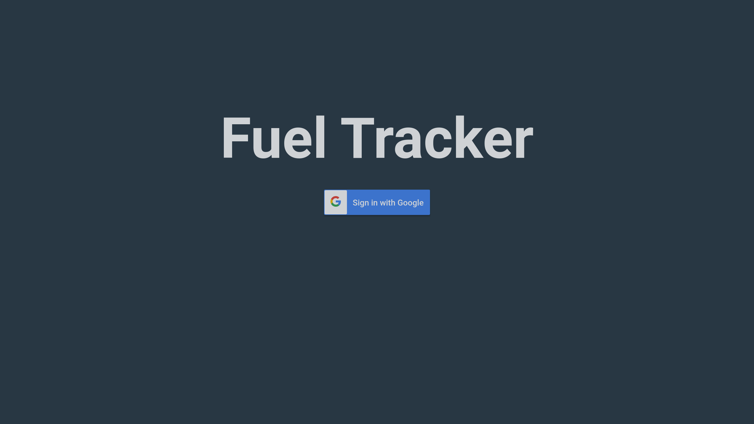 Fuel Tracker